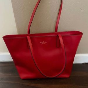 Kate Spade Large Red Tote